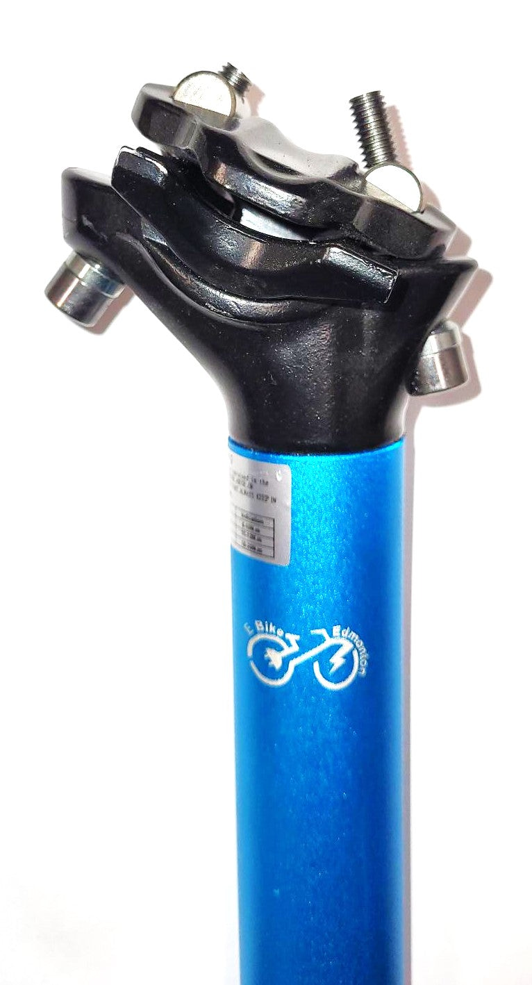Seat Post Blue  27.2 x 350mm