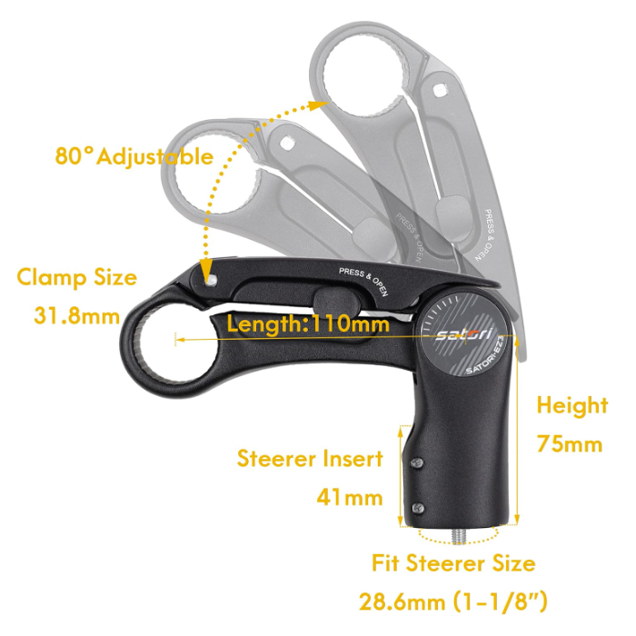 Satori EZ3 Adjustable Stem