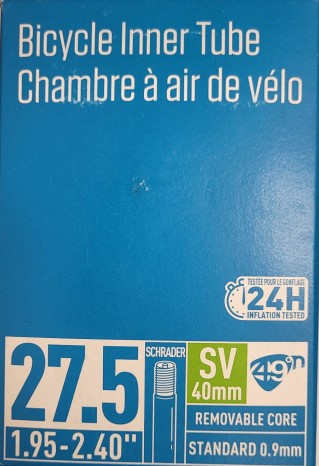 Tube N49 27.5x1.95-2.4 40mm Schrader