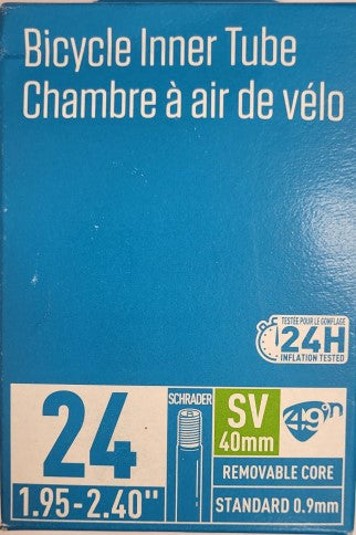 Tube N49 24x1.5-1.95-2.4 40mm Schrader
