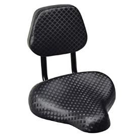 Saddle with backrest